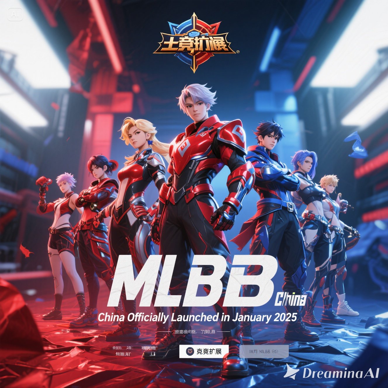 Poster graphic menampilkan logo Mobile Legends dan teks peluncuran resmi tahun 2025