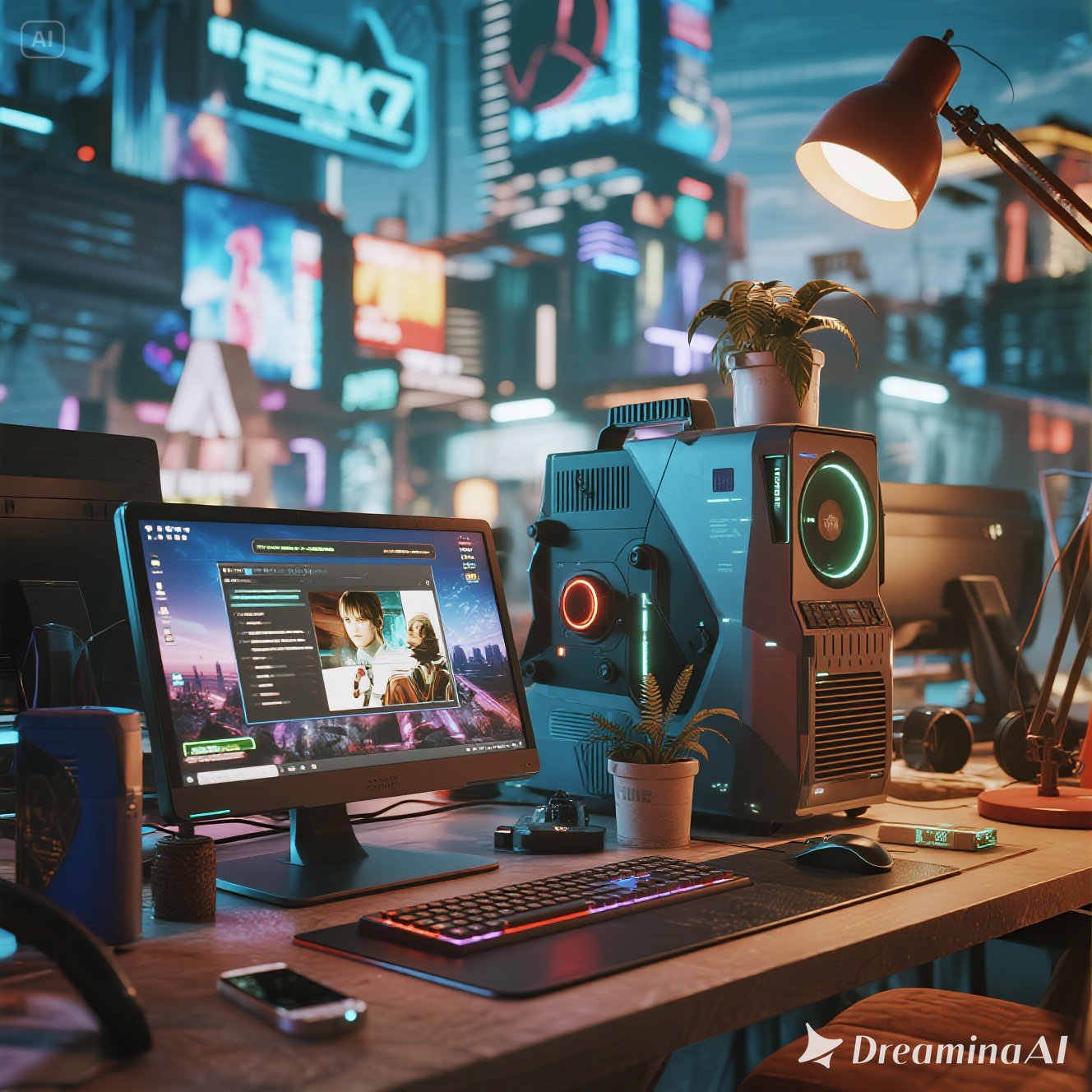 Kolase poster game PC terbaik 2025 dengan grafis sinematik setara film Hollywood.