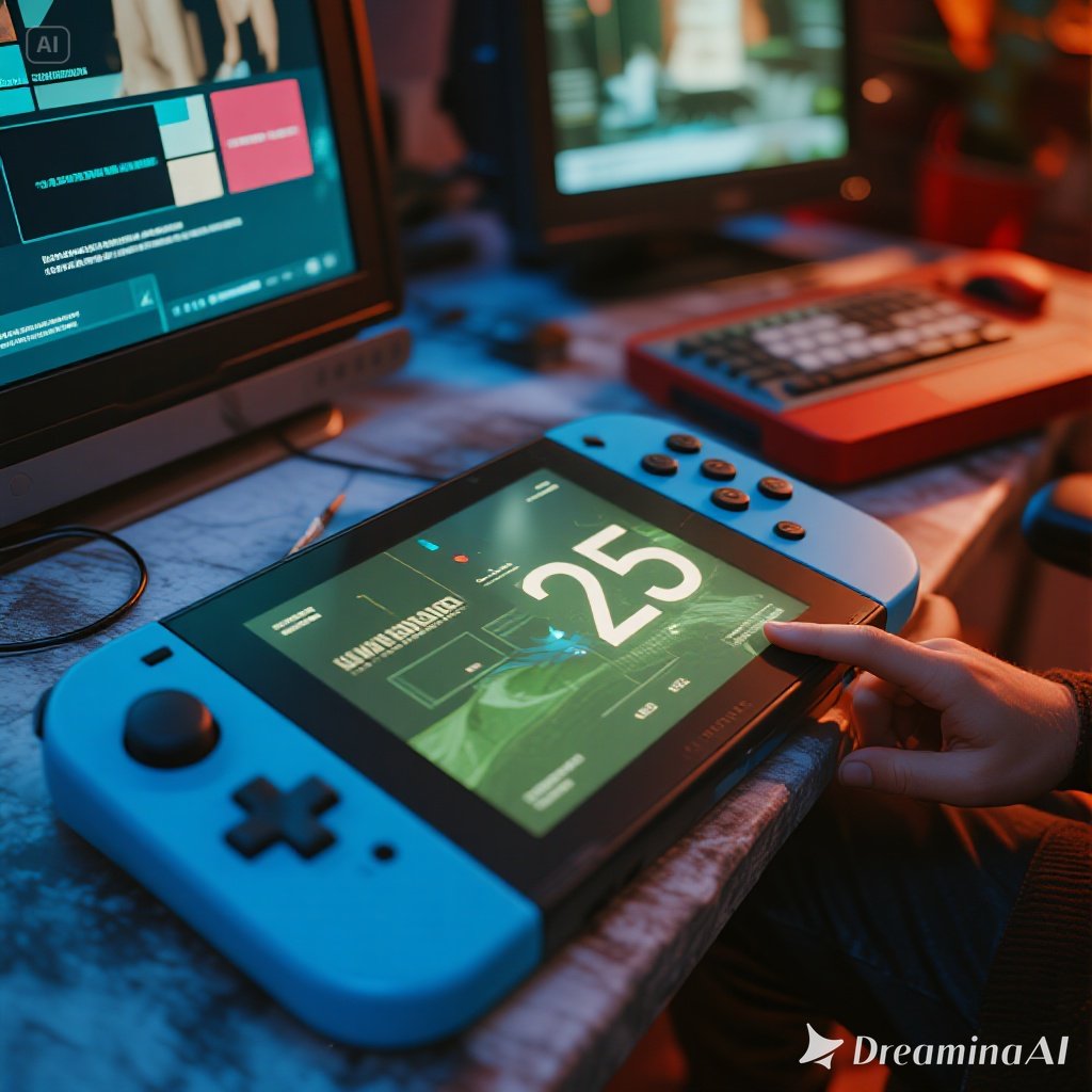 Ilustrasi remaja bermain game dengan timer untuk mengatur waktu agar tidak kecanduan.