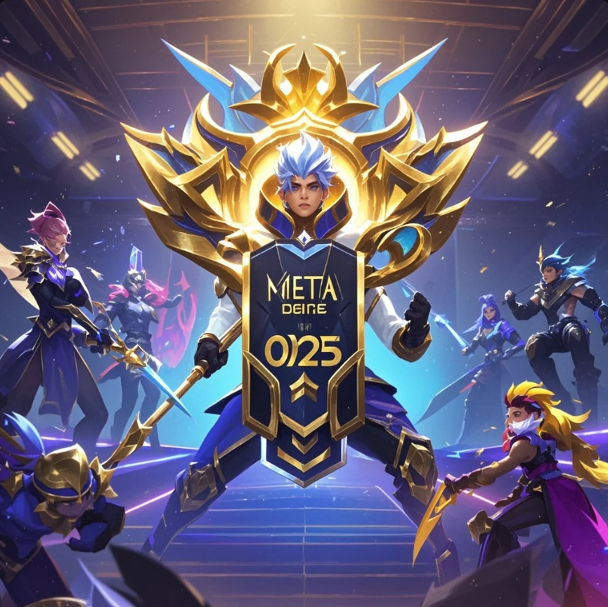 Tampilan draft Mobile Legends dengan role Jungler, Roamer, Gold Lane, Mid Lane, dan EXP Lane, plus ikon rank di layar